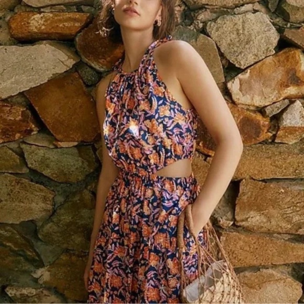 JCrew Harbour Cutout Floral Dress XS